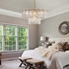 AGV LIGHTING CH010 Crystal Chandelier, Vintage Pendant Chandelier Lighting with