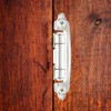 QWORK Inset Cabinet Hinges, 25 Pairs (50 pcs) 1/2" Overlay