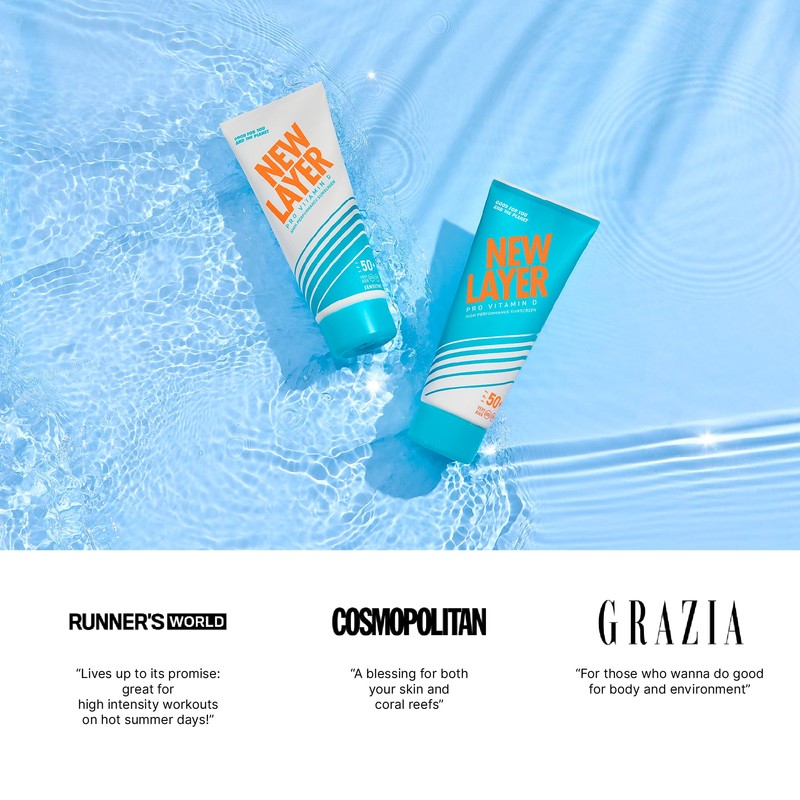 NEW LAYER Sun Cream SPF 50+ Pro Vitamin D Free