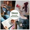 Thboxes Thick A5 Journal Notebook Lined, 360 Pages Hardcover Leather