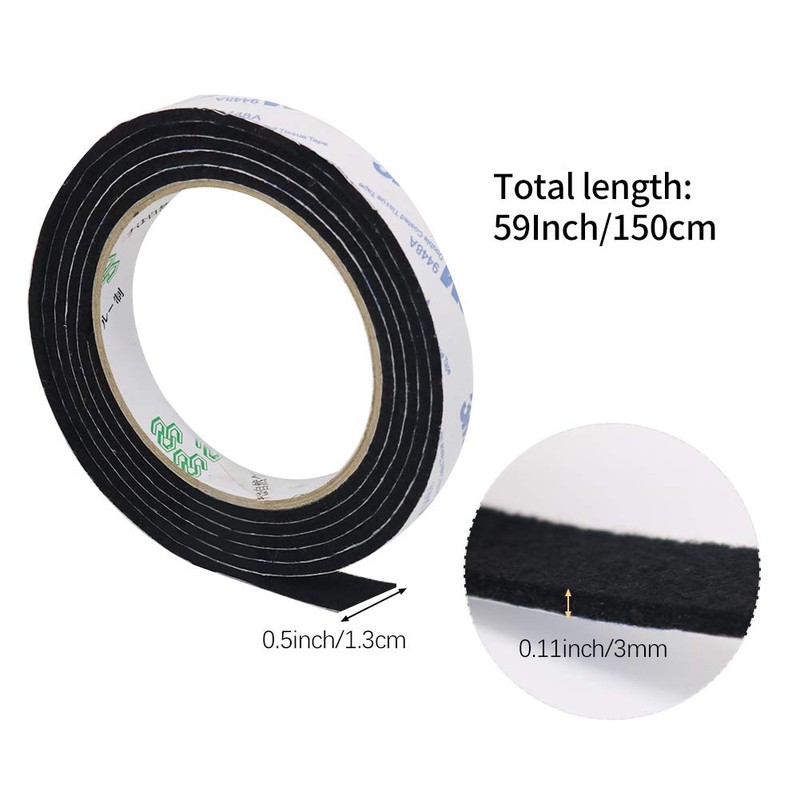 Shintop Felt Tape DIY Adhesive Heavy Duty Felt Strip Roll