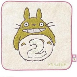 Marushin 1005052300 Mini Towel, Hand Towel, Handkerchief, My Neighbor Totoro 2, 100% Cotton, 100% Cotton, Organic Cotton, Antibacterial, Odor Resistant, Present, Gift, Birthday