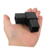 TEHAUX 10pcs Plastic Square Tubing Connectors Shape Tube Fittings for