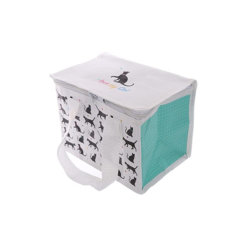 I Love My Cat Design Thermal Insulated lunch bag Cool