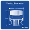 hb-digital 10 x Mounting Screws Cage Nuts Set M6 for