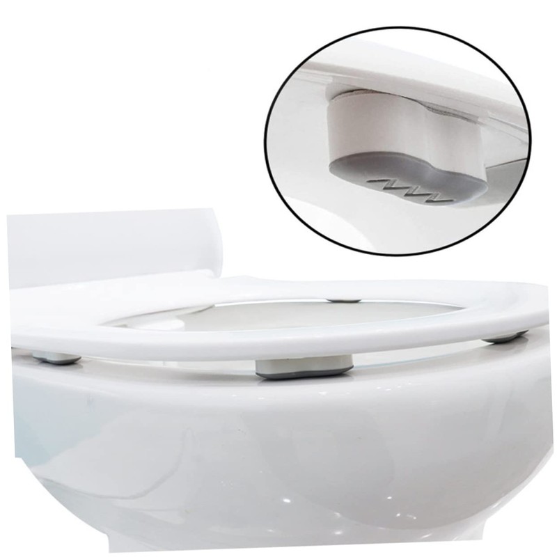 LALAFINA 8Pcs Toilet Seat Bumper Replacement Kit Toilet Risers for
