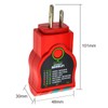 allsun GFCI Outlet Tester AC Electrical Outlet Receptacles Socket Tester