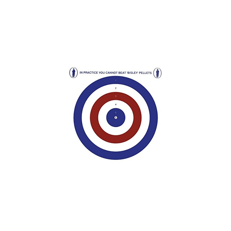 Bisley Coloured Targets 14cm x 14cm