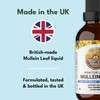 Mullein Leaf Extract for Lungs - Made in UK -
