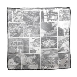 Calabria 1 Pack Microfiber Cleaning Cloth Black White Comic Cleans Eyeglass Lenses TV Phone Camera Sunglass Glasses Cleaner