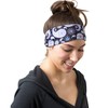 RiptGear Stretch Sport Headband for Women (Purple Paisley) — Made