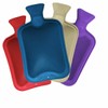 LUXFAB Large 2L Hot Water Bottle with Soft Fleece Cover