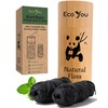 EcoYou Hilo dental de bambú con carbón 2 recambios de