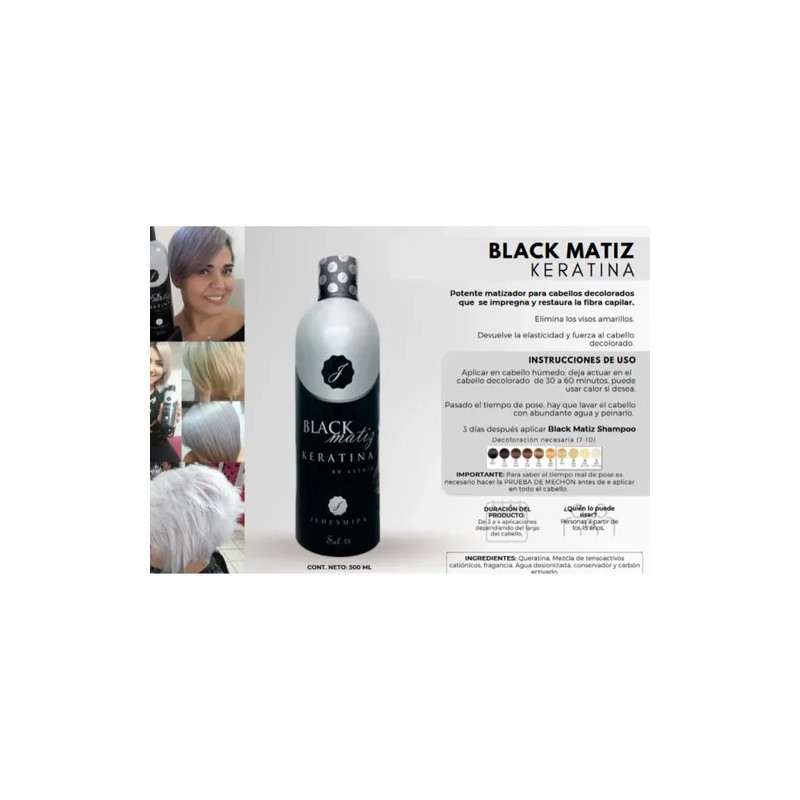2 Keratina Y 1 Shampoo Black Matiz Jehesmipa