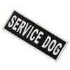 Dog Warning Sign / Harnesses Embroidered Fastener Hook and Loop