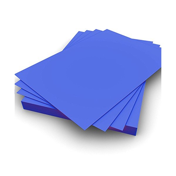 Party Decor A4 80gsm Plain Blue smooth paper Pack of 3000 Perfect for Printing on and general office use