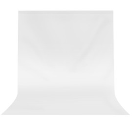 JEBUTU Photo Background White, 2 x 3 m (6.5 x 9.8 ft) Photo Background, Large Foldable Photography Background, White, Washable Polyester for Photo Video Studio, TV, Zoom, YouTube, Fashion Photography