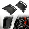 Carbon Fiber Front Bumper Side Vent Cover Replacement for STI