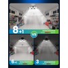 Craftersmark LED Garage Lights - 250W Ceiling LED with 8