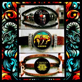 CREED MY SACRIFICE SETTHREE LEATHER BRACELETS