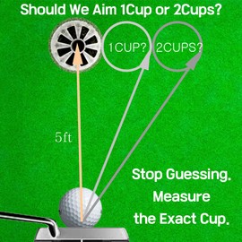 Birdie Navigator Golf Ball Marker Short Putting Alignment Tool for Putting Practice, Green Leader Putting Mirror with Magnetic Hat Clip, Silver