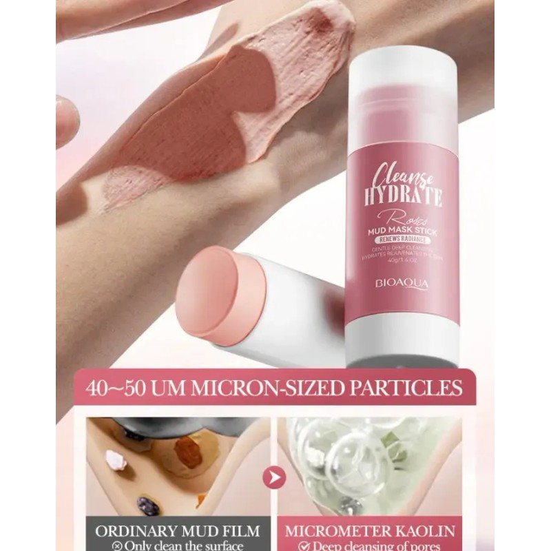 Rose Clay Stick - Limpieza Profunda