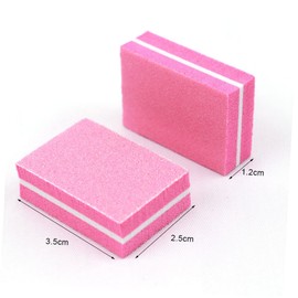 Baluue 50pcs Nail Shaping Sponge File Tools for Manicure and Pedicure Care Dual-sided Buffing Blocks for Fast Polishing and Nail Edge Finishing for Salon Use