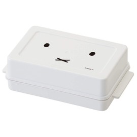Skater Butter Case, Butter Container, Butter Cutter, Guide Included, Miffy BTG1, 6.3 x 3.7 x 2.0 inches (16 x 9.5 x 5.1 cm) - A
