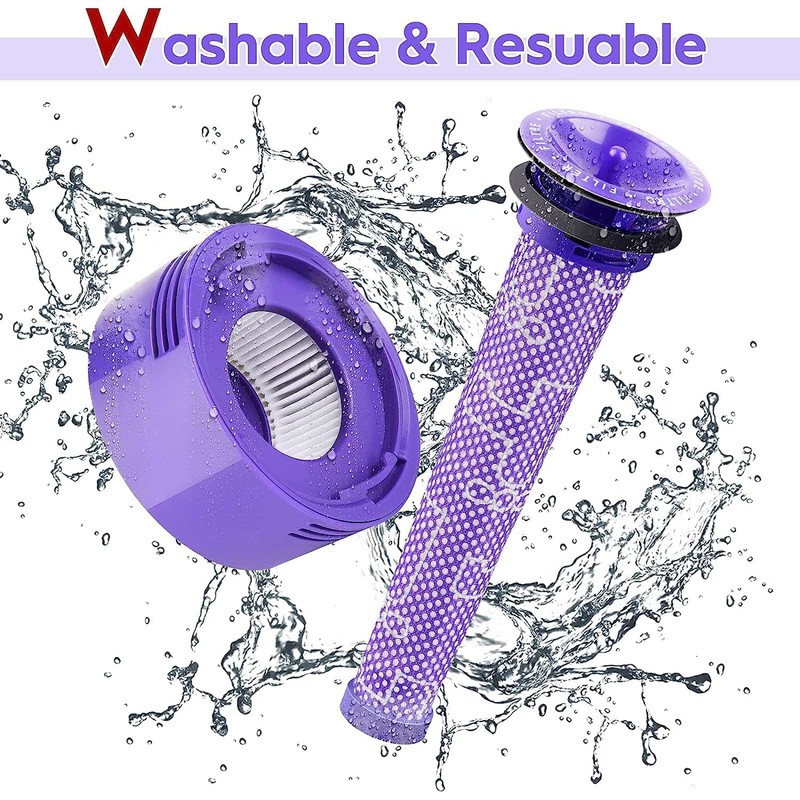6 Pack Filters Kit for Dyson, Vacuum Filter Replacement Compatible