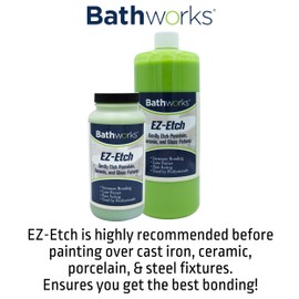 Bathworks Bathtub Refinishing Kit STANDARD 22 oz. Tub & Tile W/Non-Slip Protection BLACK