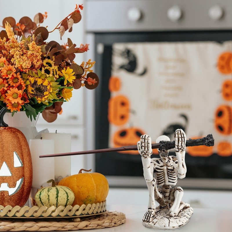 NUOLUX Pen Holder, 1 Pen Holder, Halloween, Decoration, Skull, Skeleton