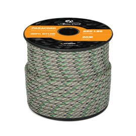 Abma Cord Paracord 550 Nylon Rope Paracord 4 mm Cords with 7 Core Strands Type III Survival Parachute Cord - Max. 250 kg (550 lbs) - Military Camo Series