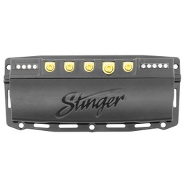 Stinger SPXSH440 SwitchHUB 4-Channel 100 Amp Solid-State High Current Relay Block for Marine, Powersports & Car Accessories, 4 Independent Outputs, Thermal Overload Protection