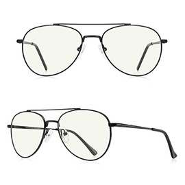 RB.Pilot-Gafas de lectura de aviador para hombres y mujeres, lente de bloqueo de luz azul, templo de primavera