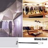 4.5" 500Pcs Hang Tag Fasteners Silks and Satin Strings Safety