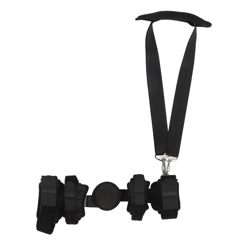 Adjustable Hinged Elbow Brace with Strap Sling Rehabilitation Support Corrective