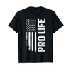 Pro Life Us Flag T-Shirt