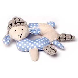 Inware Sweety Sheep Cream / Blue, dog blanket, rattle, baby shoes, baby bib