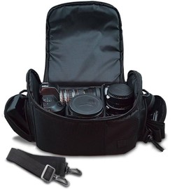 58MM Accessory Kit 0.43x Wide Angle + 2.2X Telephoto Lens + 50 inch Tripod & Large Bag, Rubber Lens Hood for for Canon PowerShot SX70 SX60 SX50 SX40 SX540 SX30 SX20 SX10 is (Ring Adapter Included)