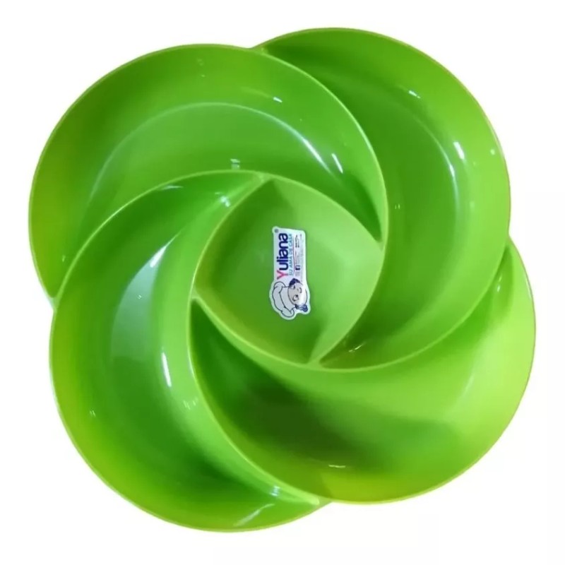 Yuliana Juego De 3 Platos Botaneros De 30cm Con 5