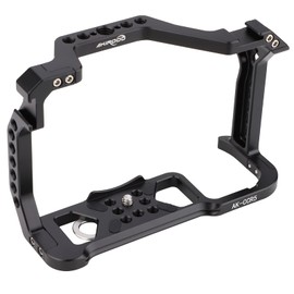 R5 R6 Cage,Camera Full Cage for Canon EOS R6 R5 Camera Rig Stabilizer with Dual Cold Shoe