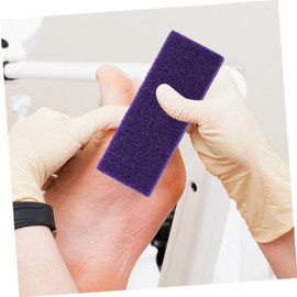 Baluue 2pcs Foot Pumice Stone Callus Removal Tool Dead Skin Scrubber for Foot Pedicure Purple Stone