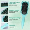 SUNZWO Curling Brush for Elastic Curls - Professional Styling Brush