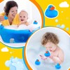 Lenwen 12 Pcs 2.2 Inch Waterproof No Hole Rubber Ducks
