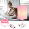 Woderdeng Touch Control Bedside Lamp - 3-Way Dimmable Table Lamps