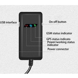 AIXXCUVQ 4G Vehicle Car Tracker Motorcycle Tracker Tracker Tracker Locator Waterproof Real-time Tracking