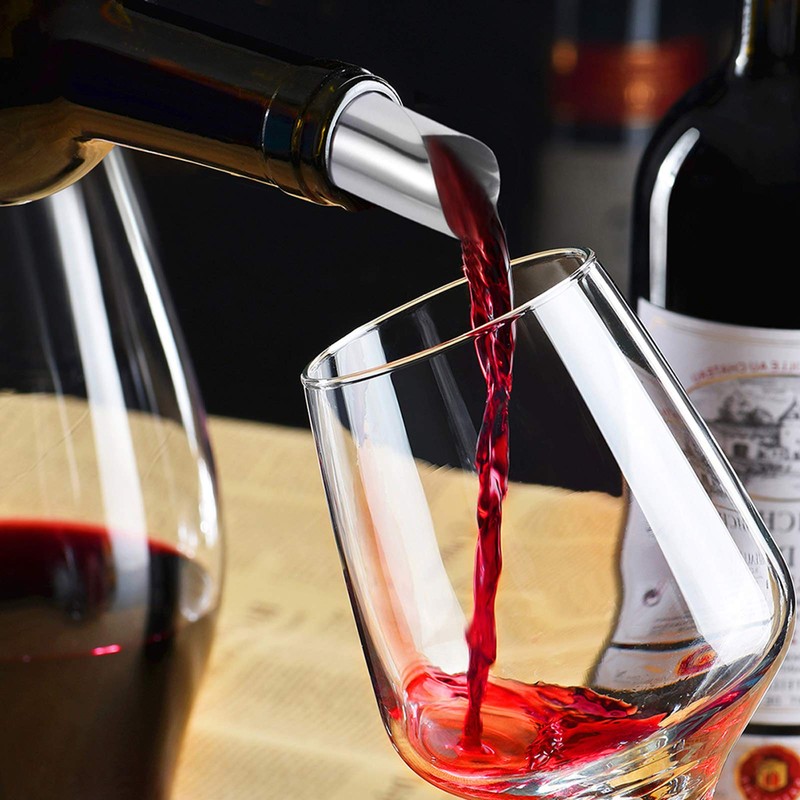 PRETYZOOM 20PCS Aluminum Foil Wine Pouring Disc Flexible Drip Stop