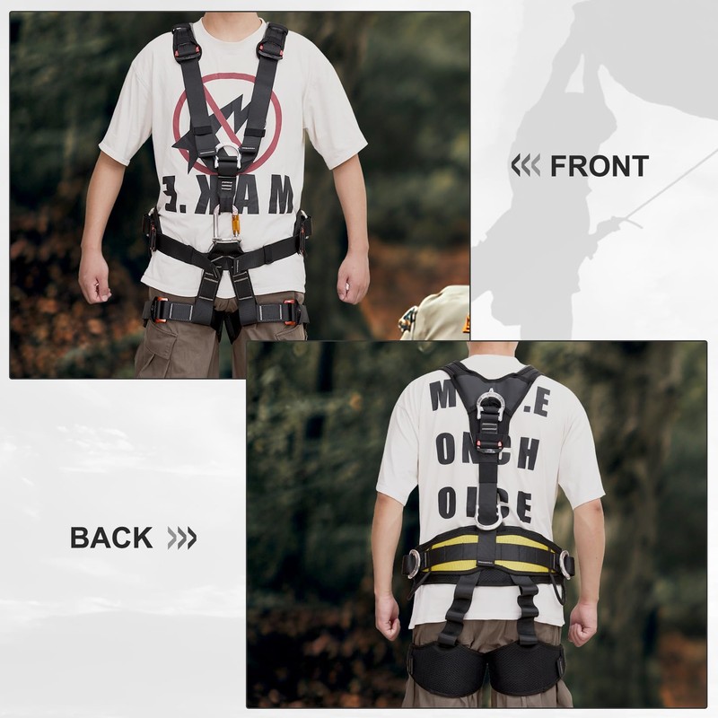 SOB Half Body Seat Belt Adjustable Chest and Shoulder Straps