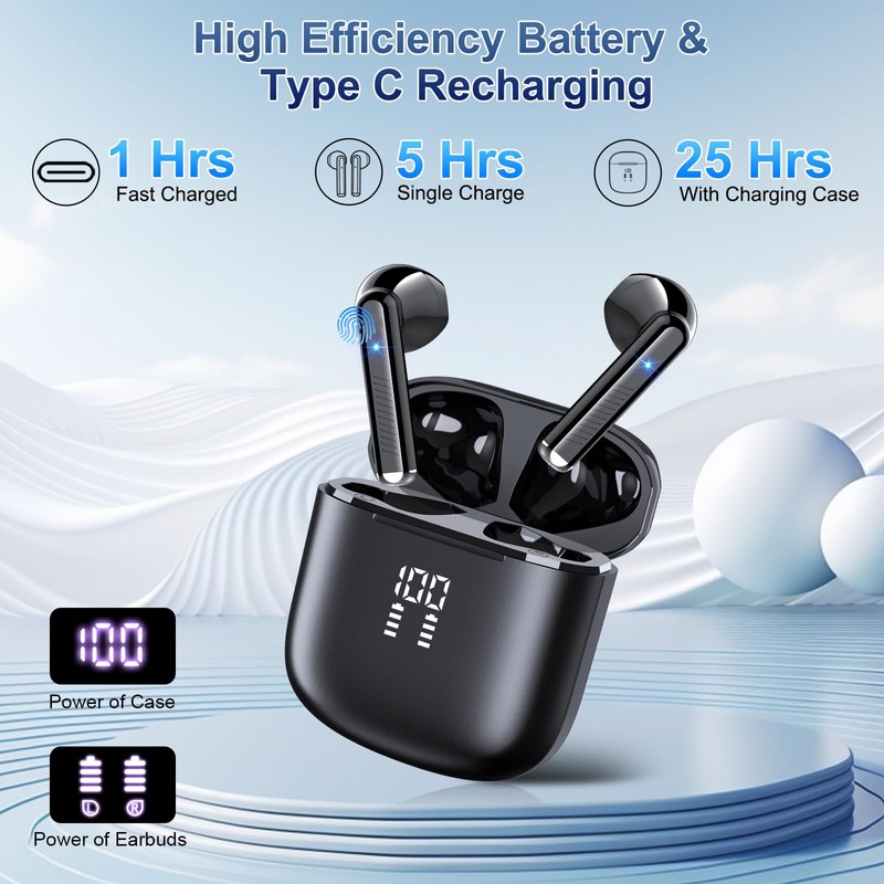 2026 AI Translation Earbuds Real Time, 165 Language Translator Earbuds