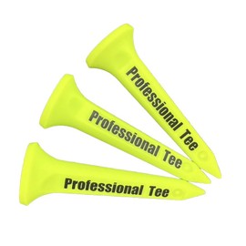 Subetee SUBE6133YL Golf Tees Short Professional Tee Short (Pack of 3) Yellow